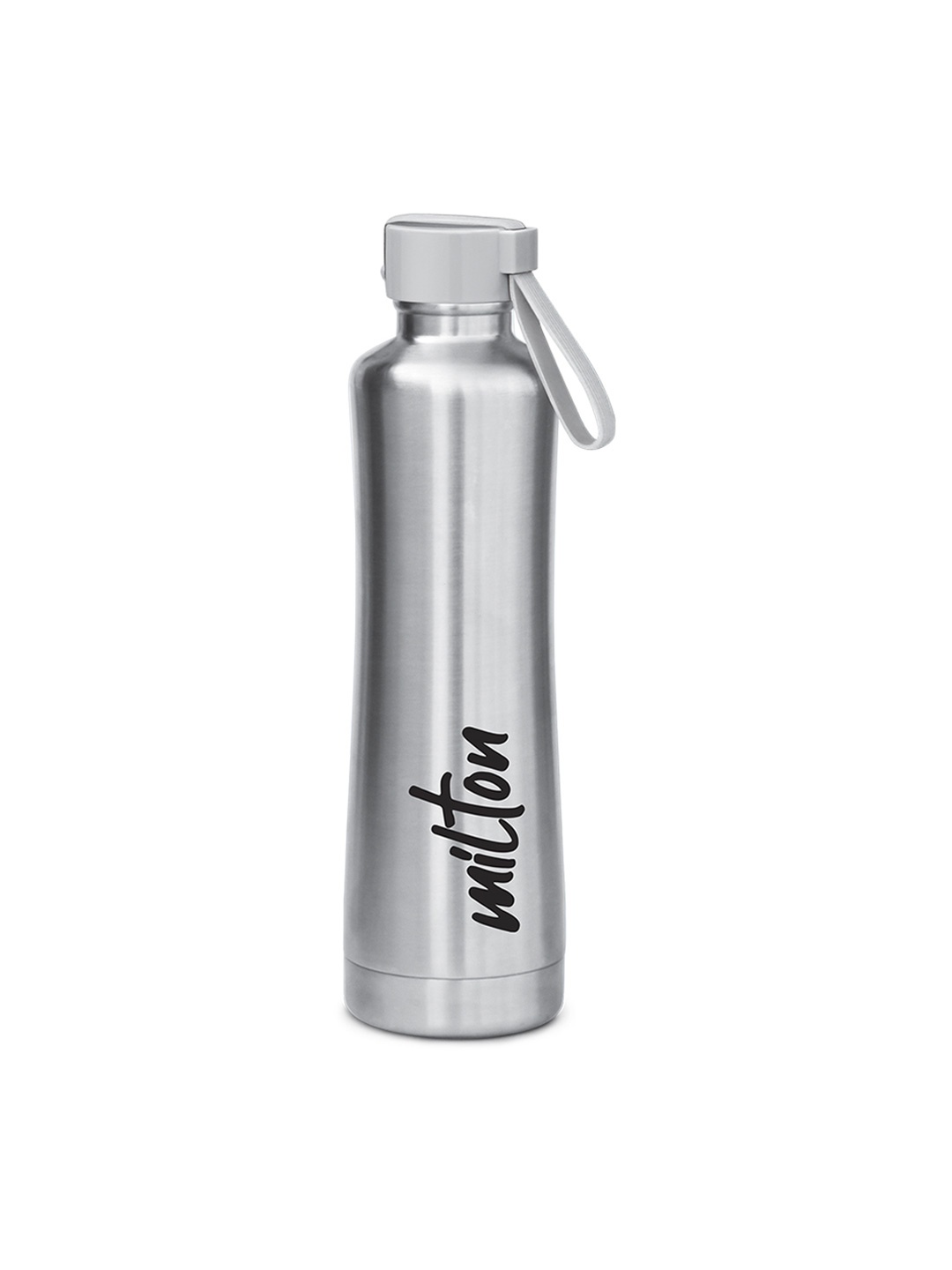 

Milton New Tiara 600 Thermosteel 24 Hours Hot & Cold Water Bottle 490 ml, Silver