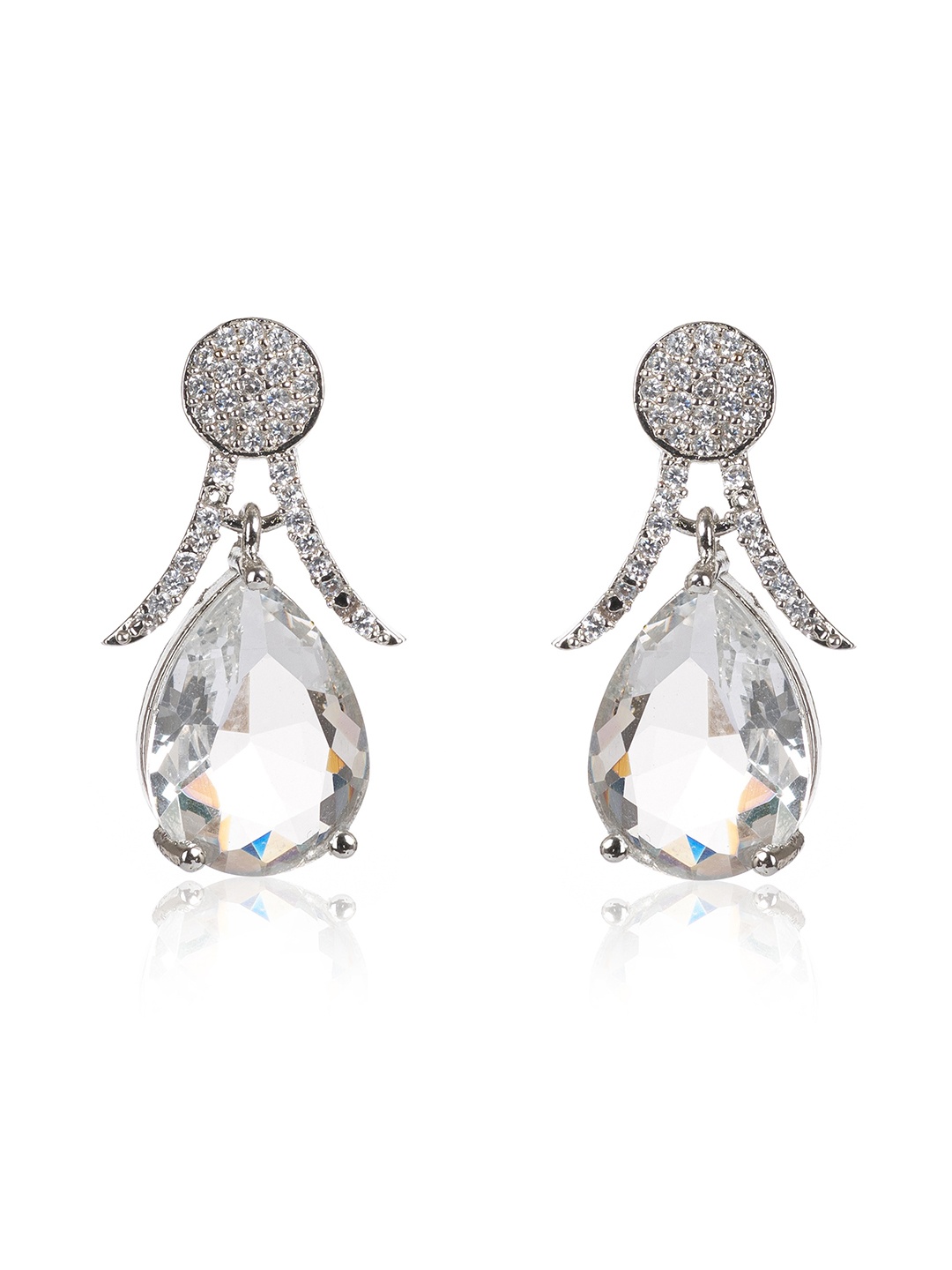 

HETPRIT Women Contemporary Drop Earrings, White