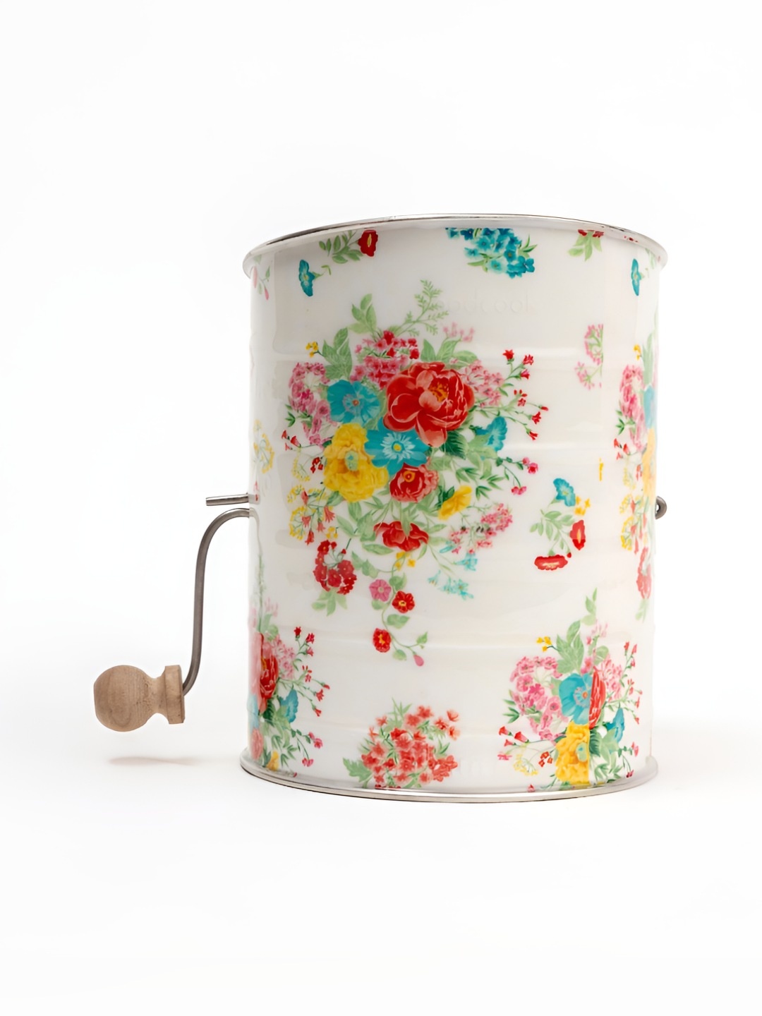 

KANIRY ARTISE OF NOVELTY White & Red Printed Stainless Steel Flour Sifter