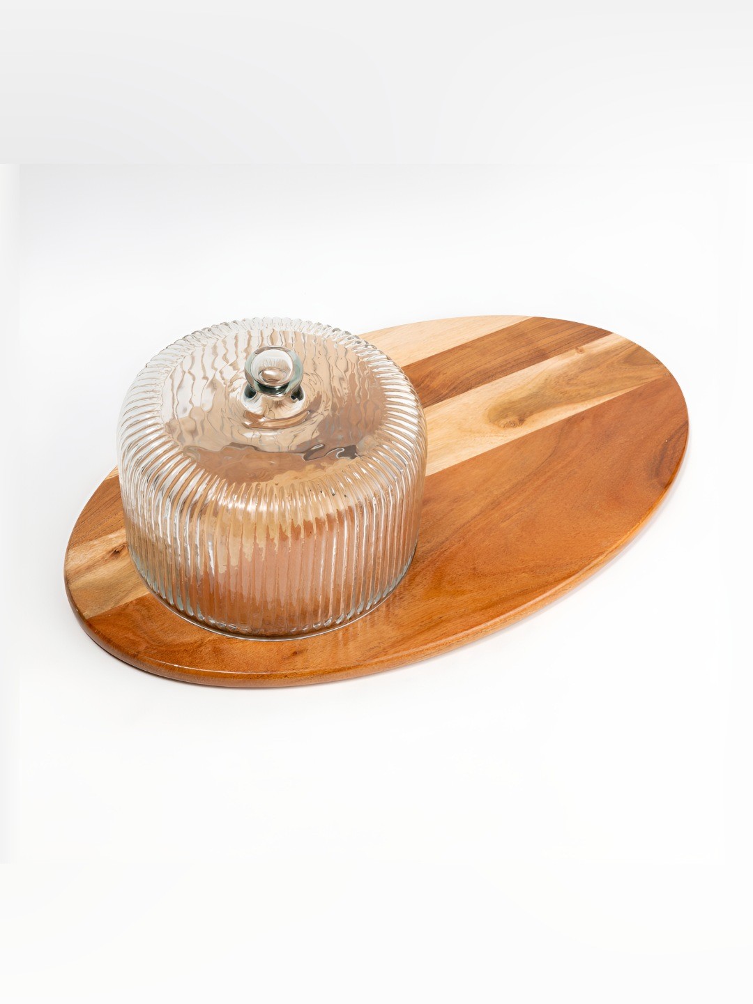 

KANIRY ARTISE OF NOVELTY Brown Wooden Cake Serving Platter