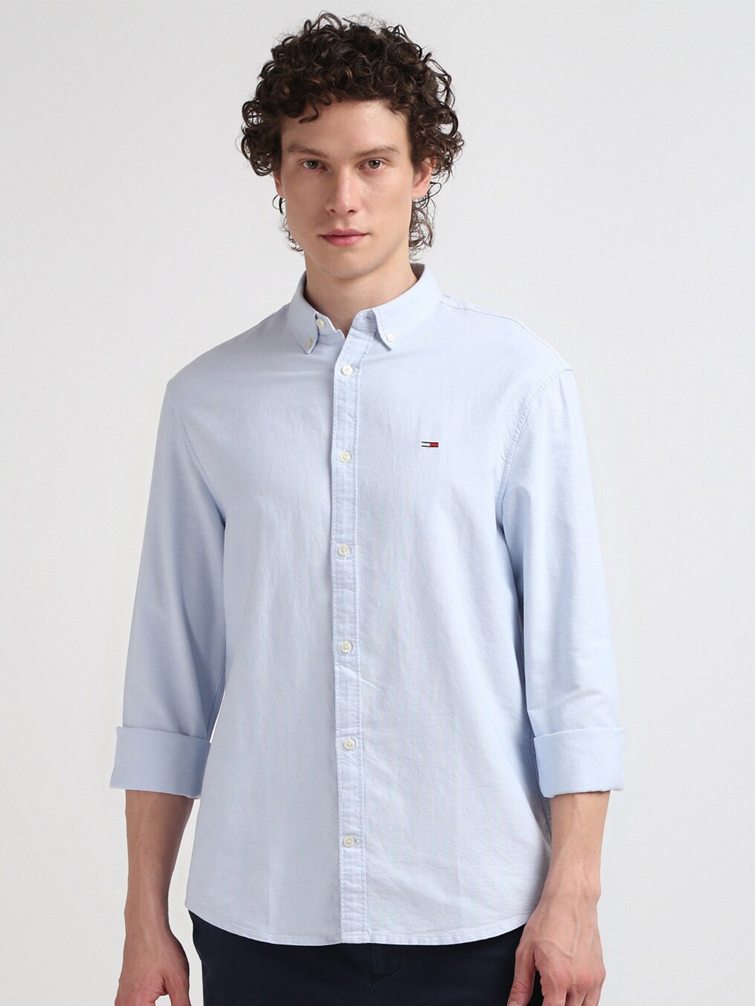 

Tommy Hilfiger Opaque Cotton Casual Shirt, Blue