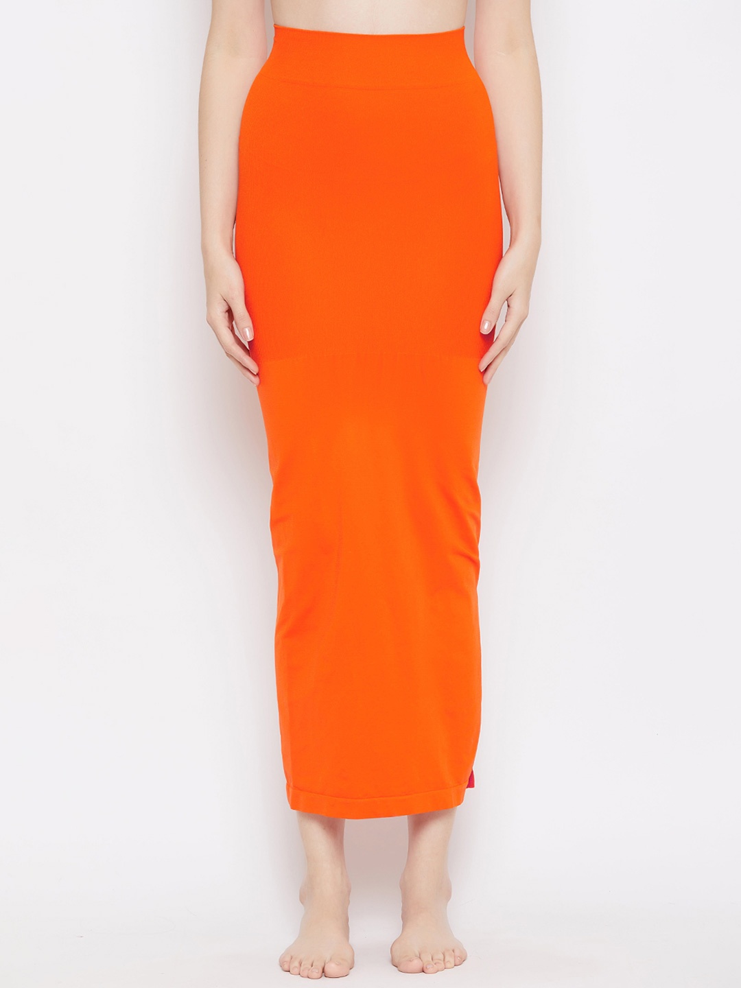 

Clovia Women Mermaid-Fit Stretchable Saree Shapewear, Orange