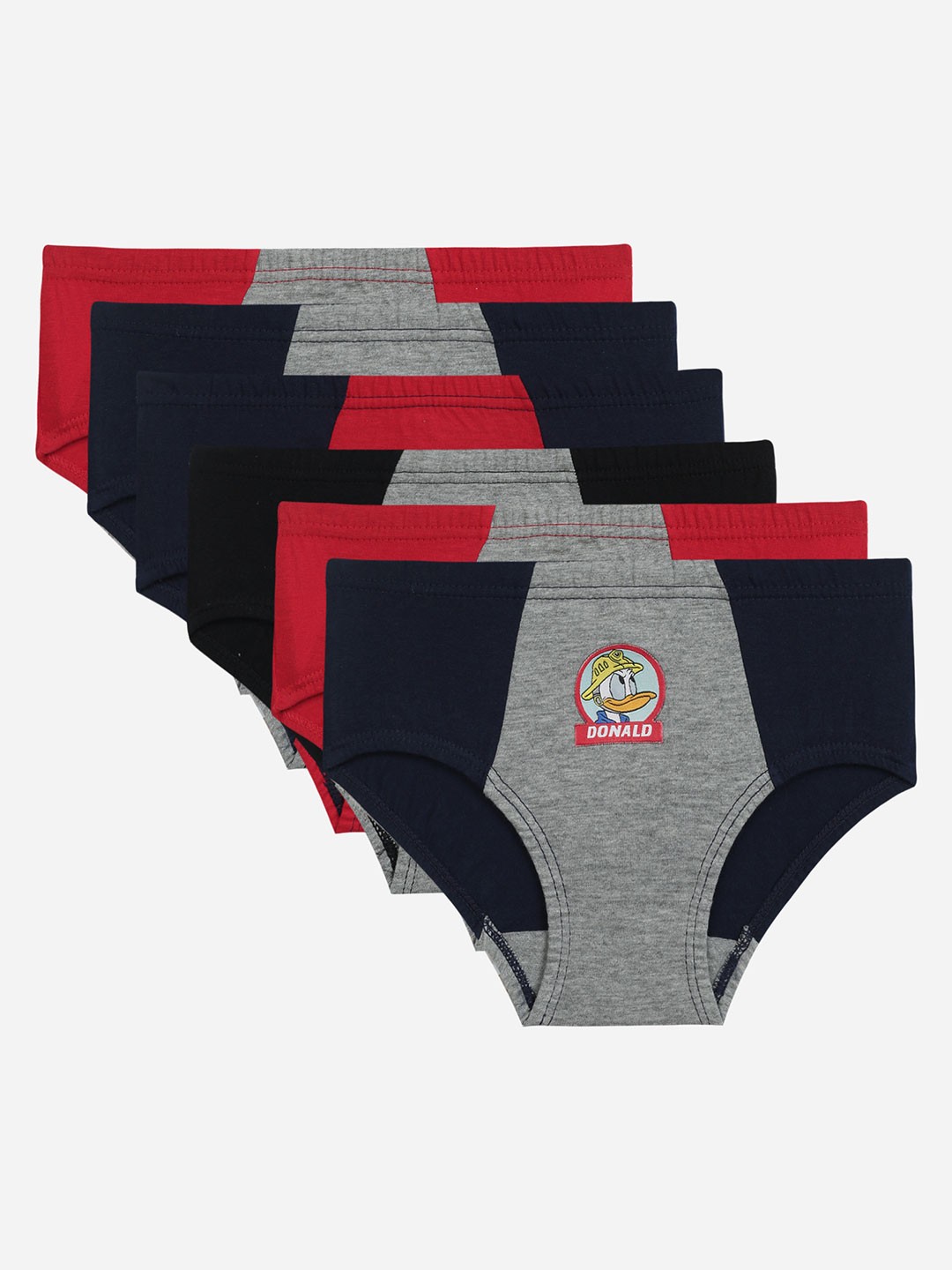 

Bodycare Boys Pack Of 6 Assorted Mickey & Friends Printed Basic Briefs KIA918-PK004_P6