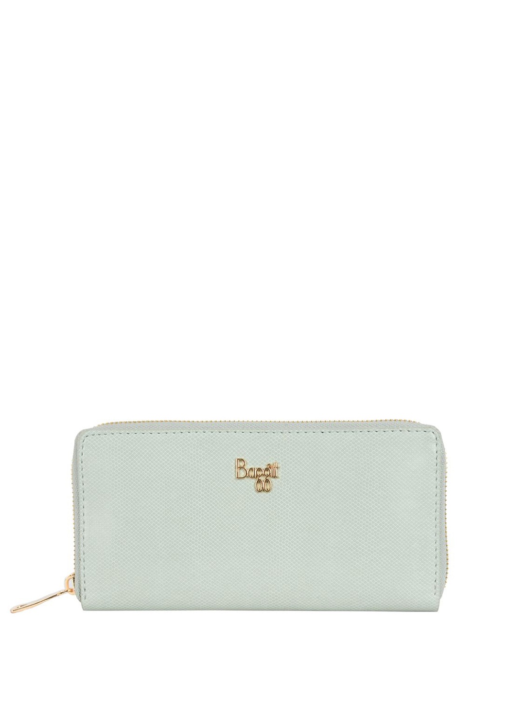 

Baggit Lw Los Angeles Manta Hd Women Textured Wrist Loop Zip Around Wallet, Green