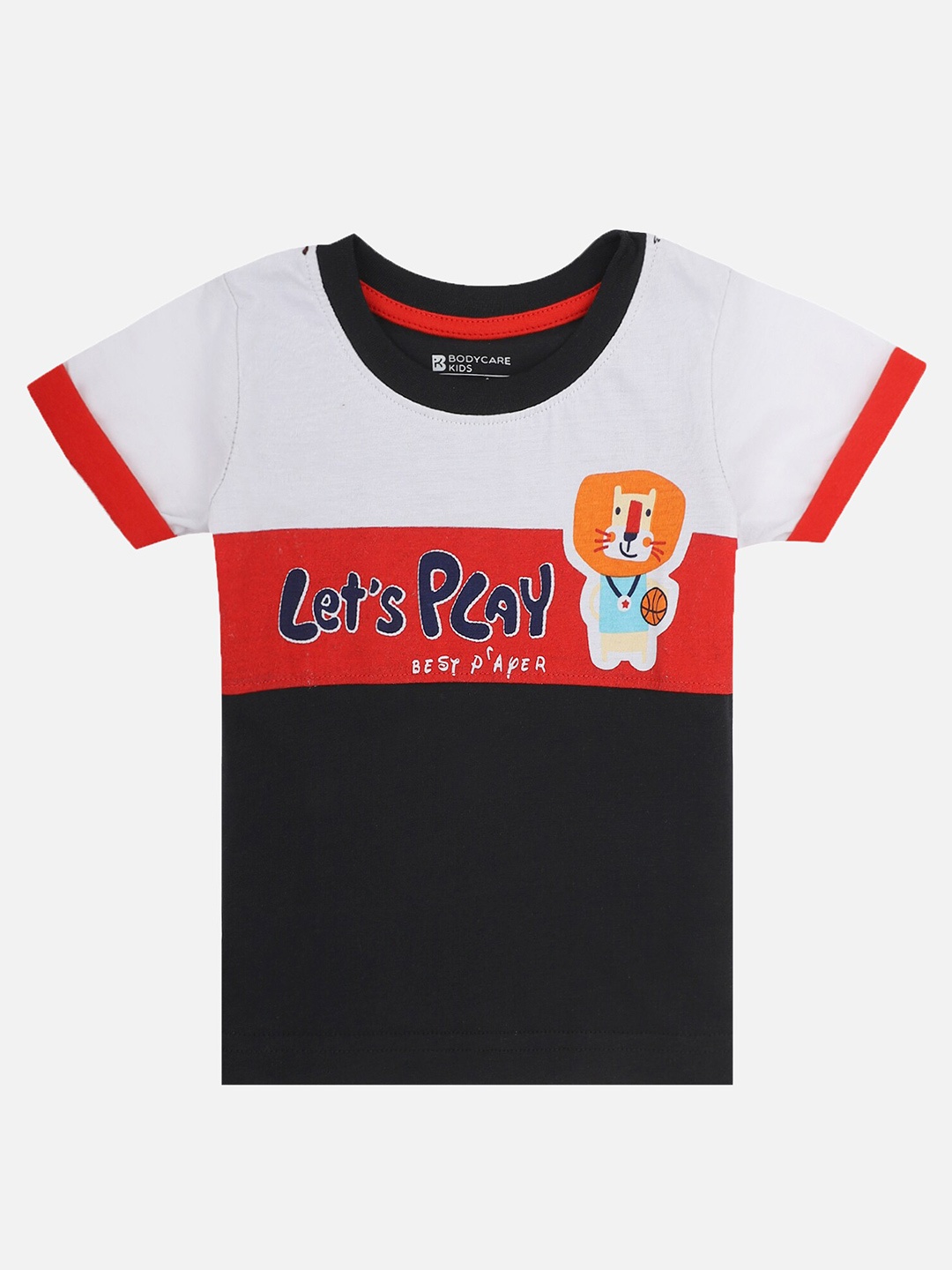 

Bodycare Boys Typography Printed Cotton T-shirt, White