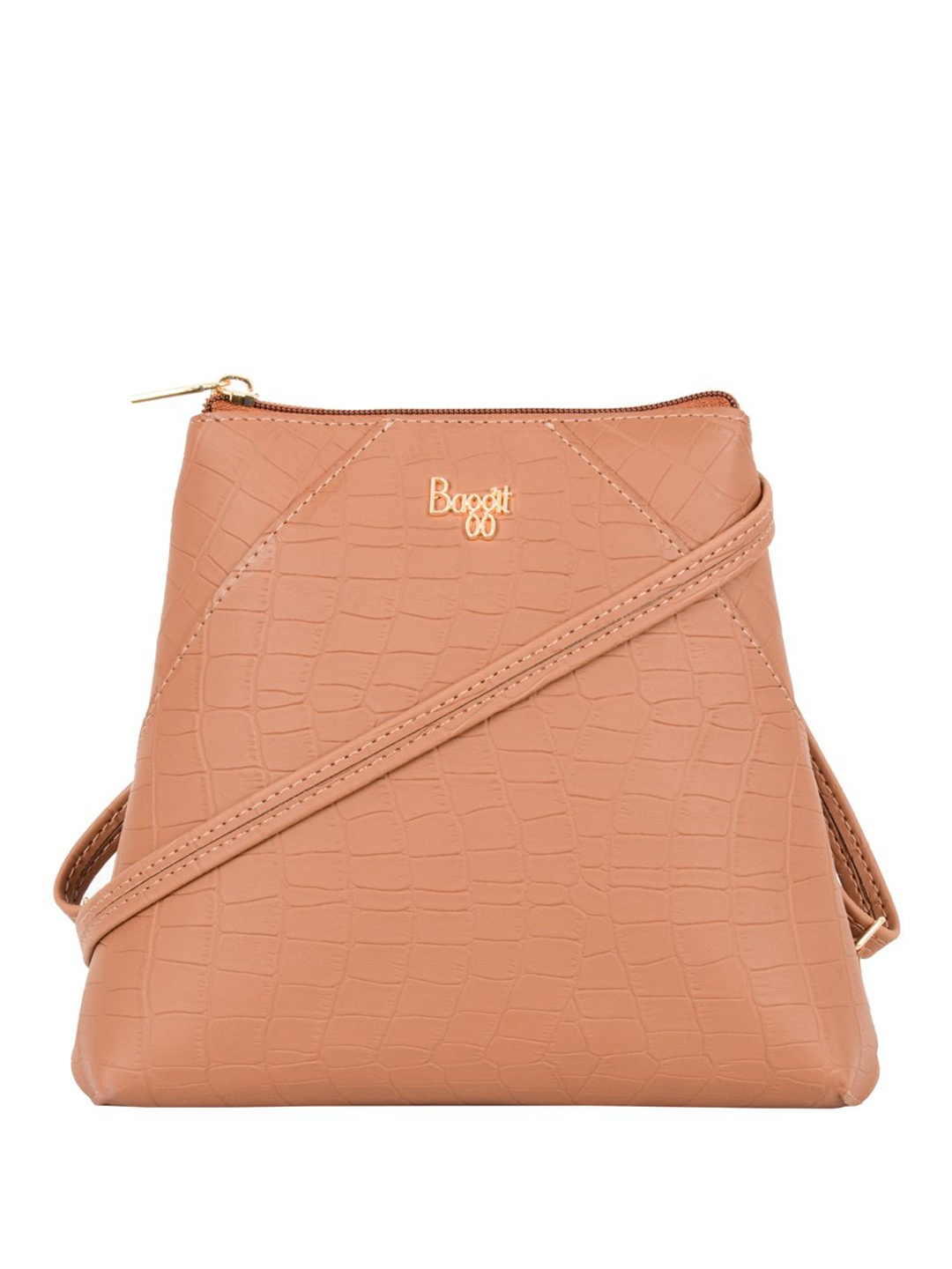 

Baggit Textured Ergonomic Backpack, Tan