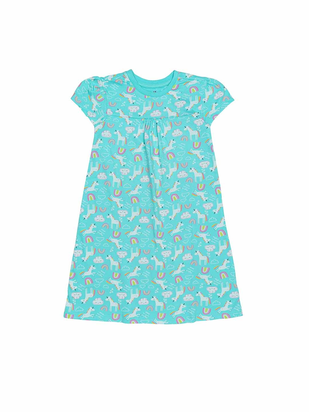 

H By Hamleys Print A-Line Dress, Blue