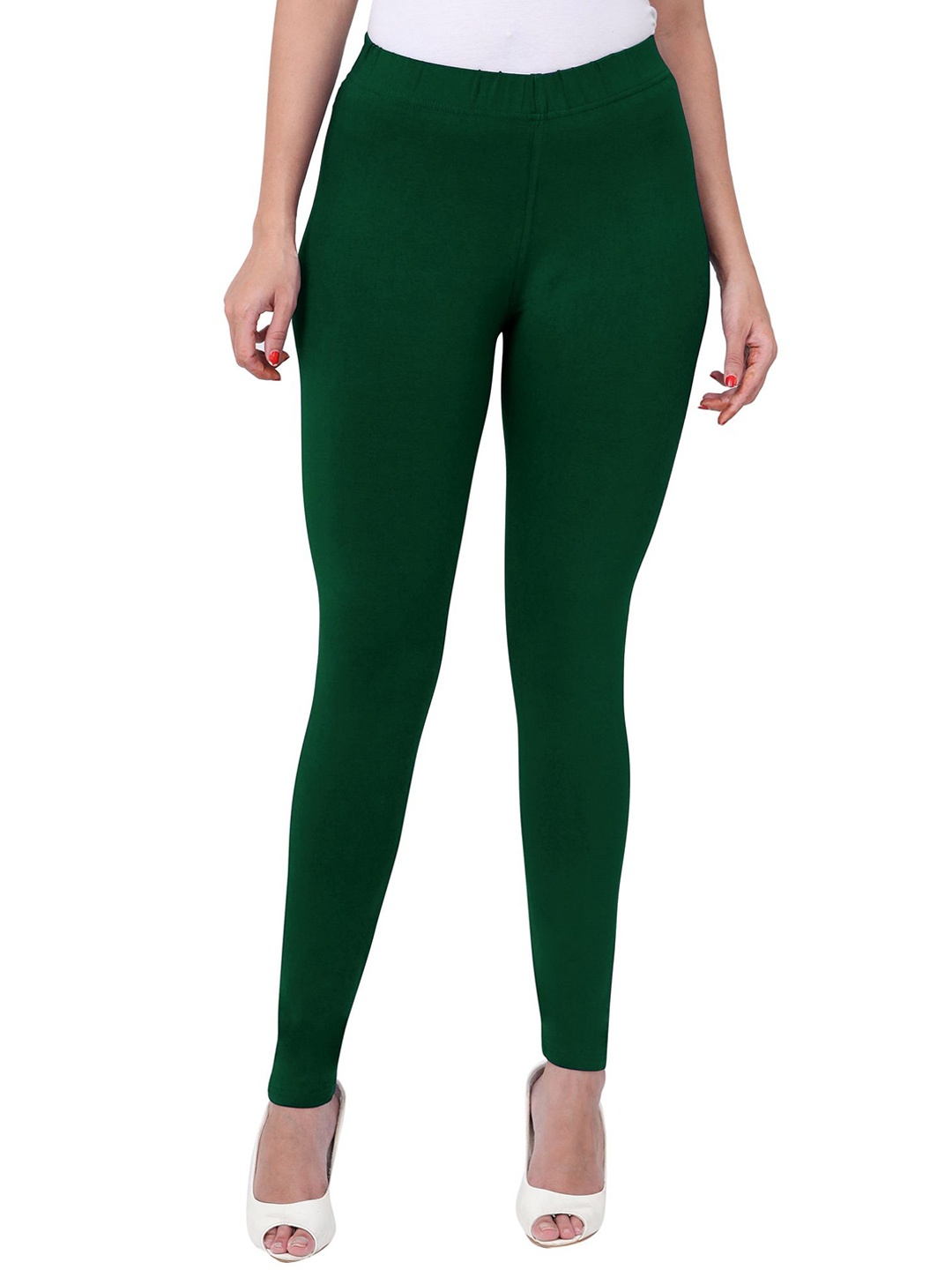 

MIRAAN Women Ankle-Length Leggings, Green
