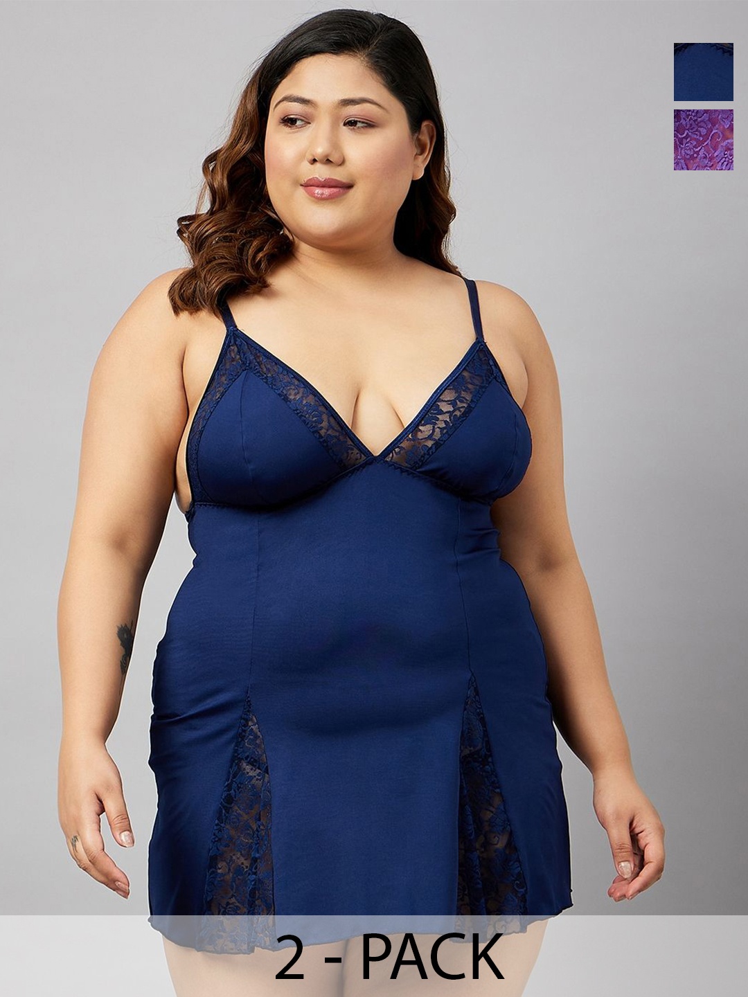 

Curves By ZeroKaata Net Baby Doll, Assorted
