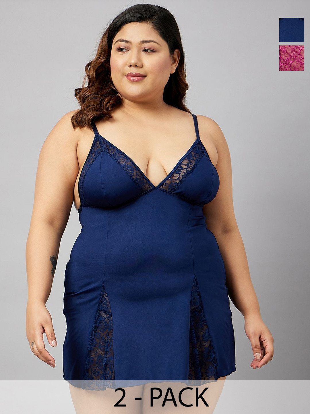 

Curves By ZeroKaata Net Baby Doll, Assorted