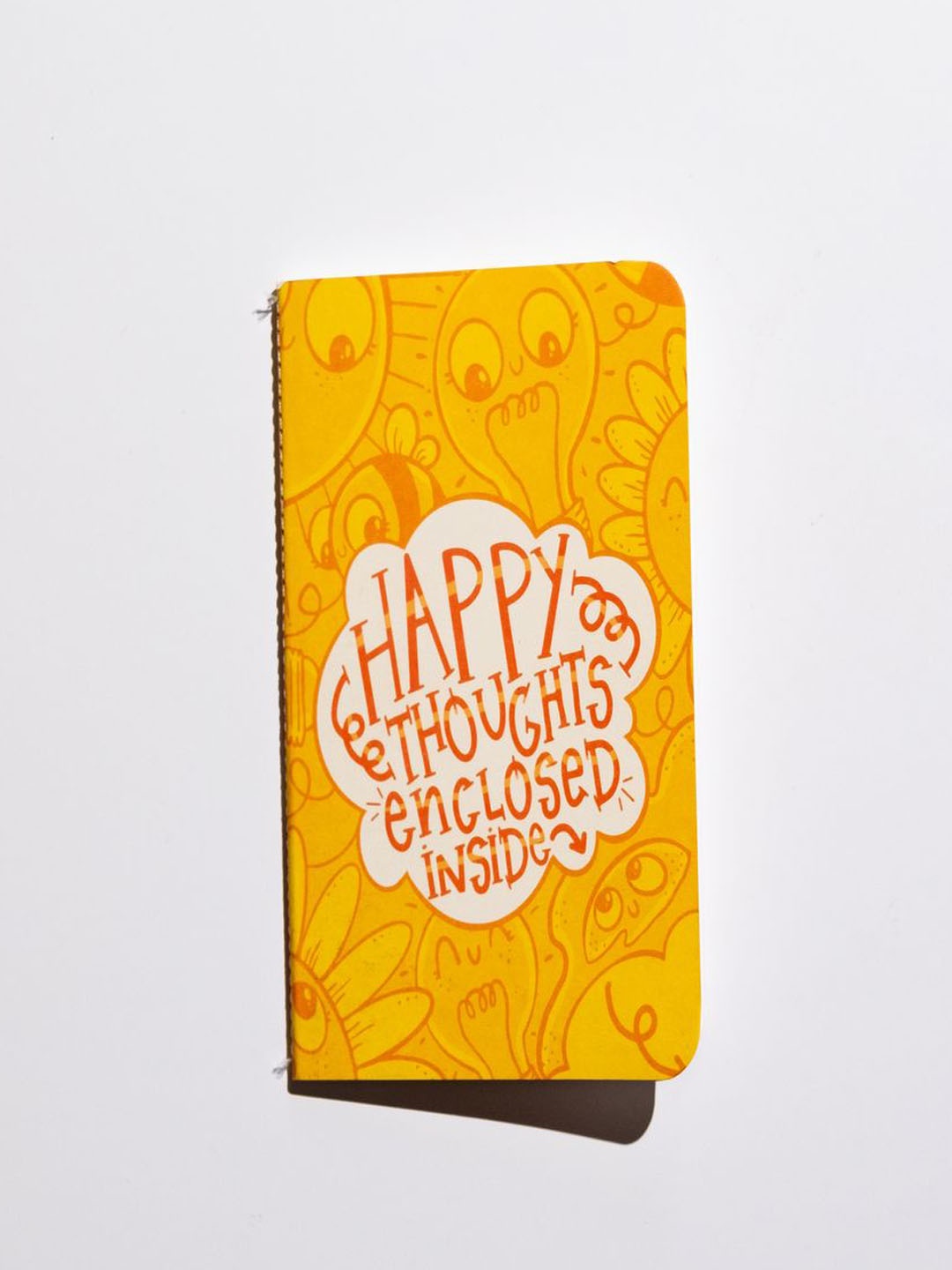

DOODLEHOLIC Printed Notebook, Yellow