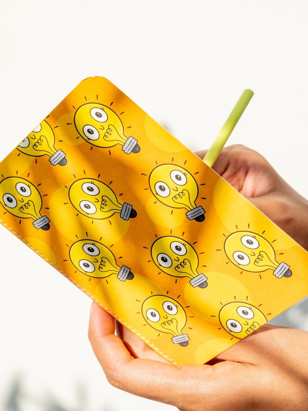 

DOODLEHOLIC Printed Notebook, Yellow