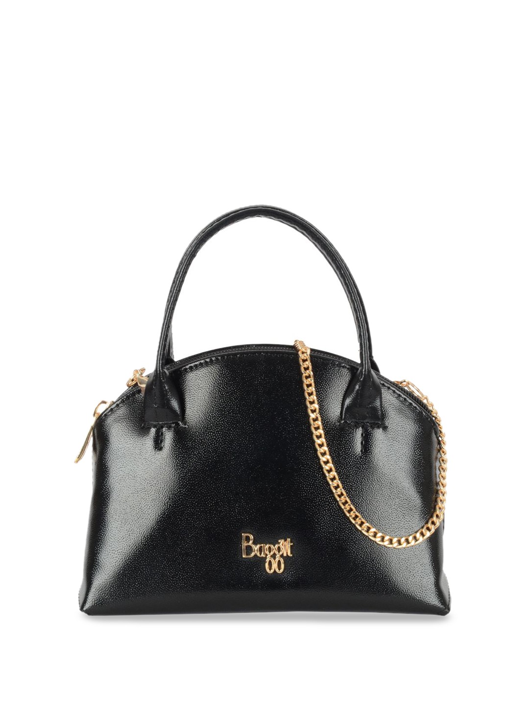 

Baggit PU Structured Handheld Bag, Black