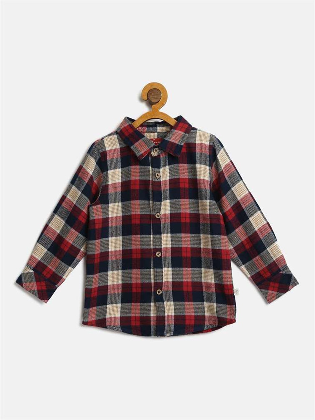 

H By Hamleys Boys Opaque Checked Casual Shirt, Multi