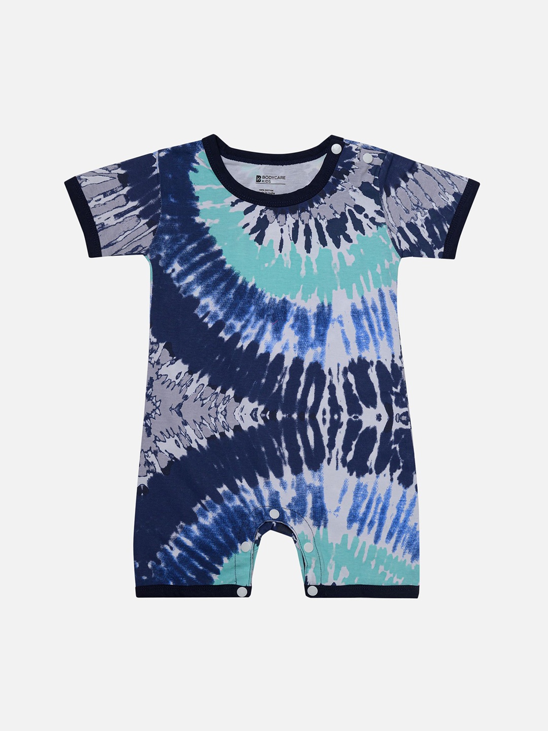 

Bodycare Kids Infant Boys Printed Cotton Romper, Green