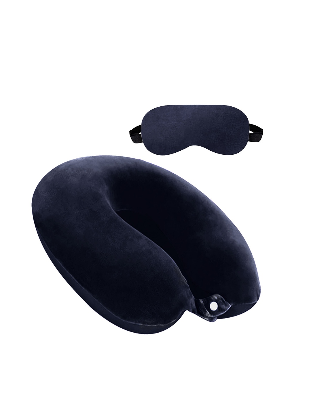 

BILLEBON Compact Eyemask And Neck Pillow, Navy blue