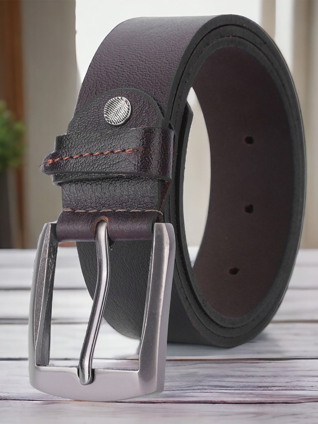

Kastner Men Textured Genuine Leather Belt, Brown