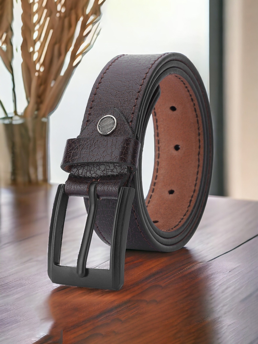 

Kastner Men Leather Formal Belt, Brown