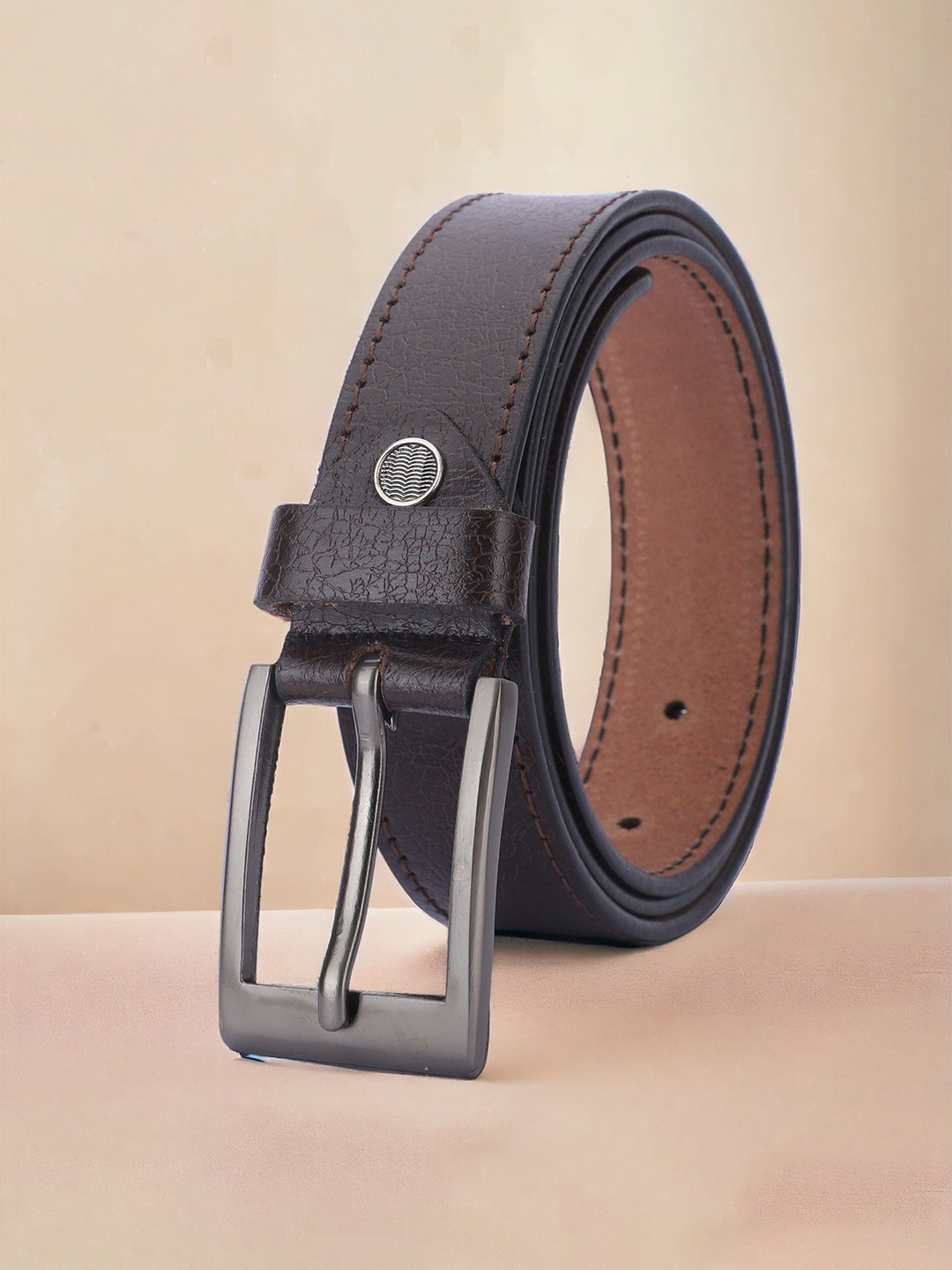 

Kastner Men Leather Formal Belt, Brown