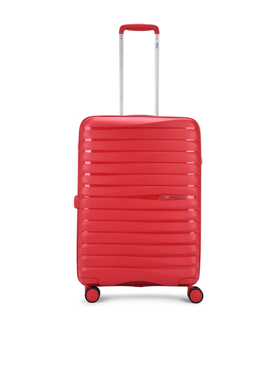 

Skybags Float Hard-Sided Medium Trolley Suitcase, Red