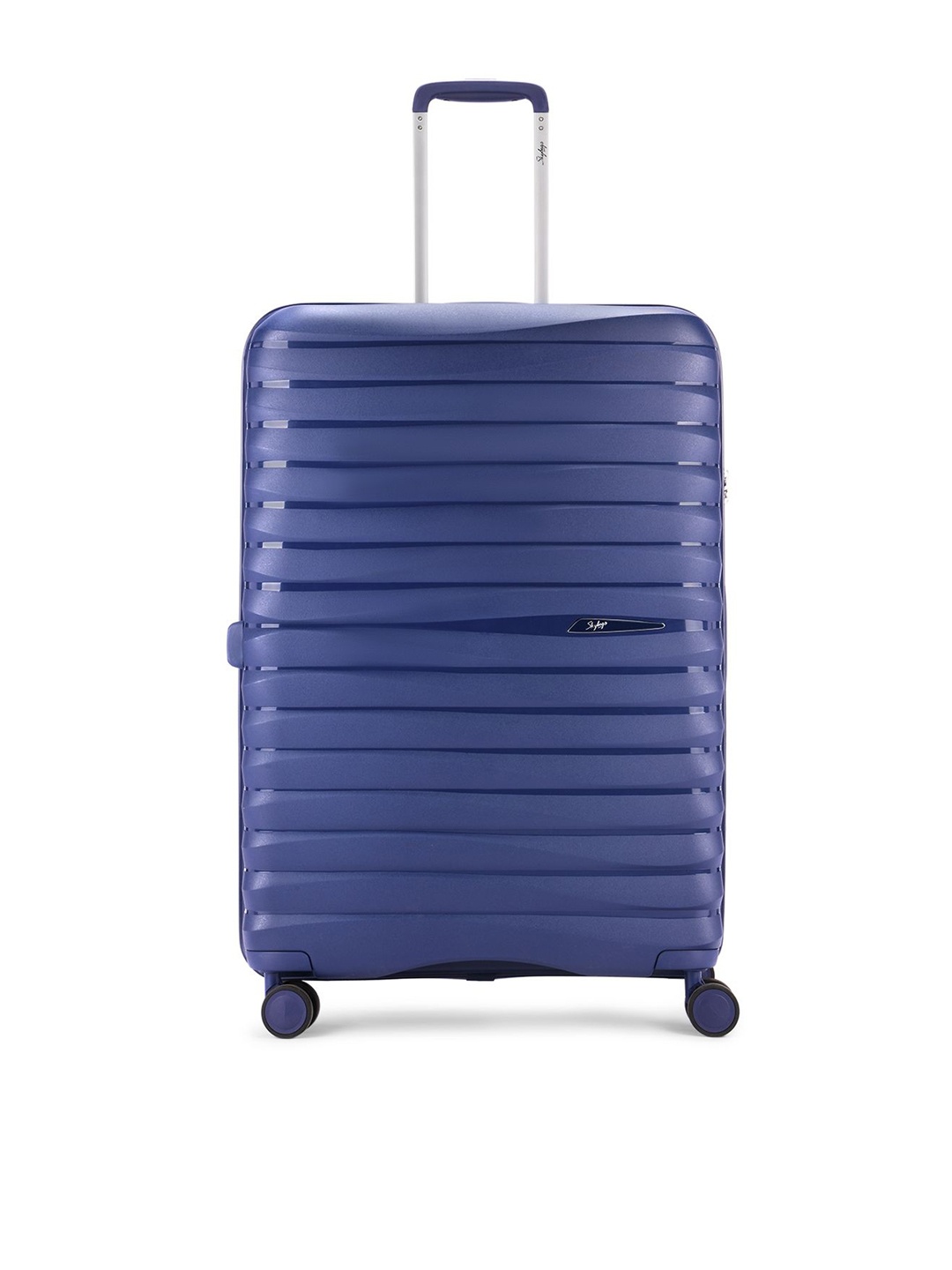

Skybags Hard-Sided Medium Trolley Suitcase, Blue