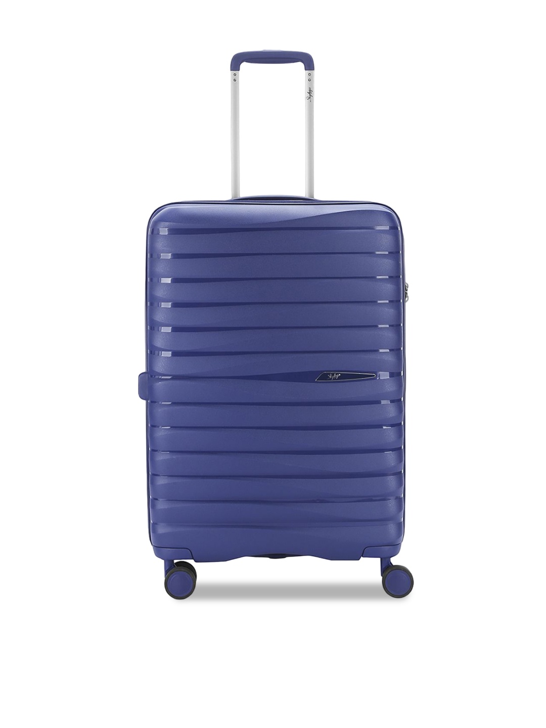 

Skybags Float Textured Hard-Sided Medium Trolley Bag, Blue