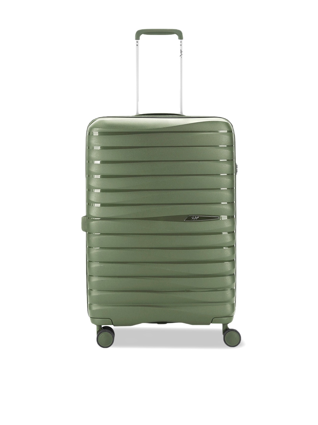 

Skybags Float Hard-Sided Medium Trolley Suitcase, Green