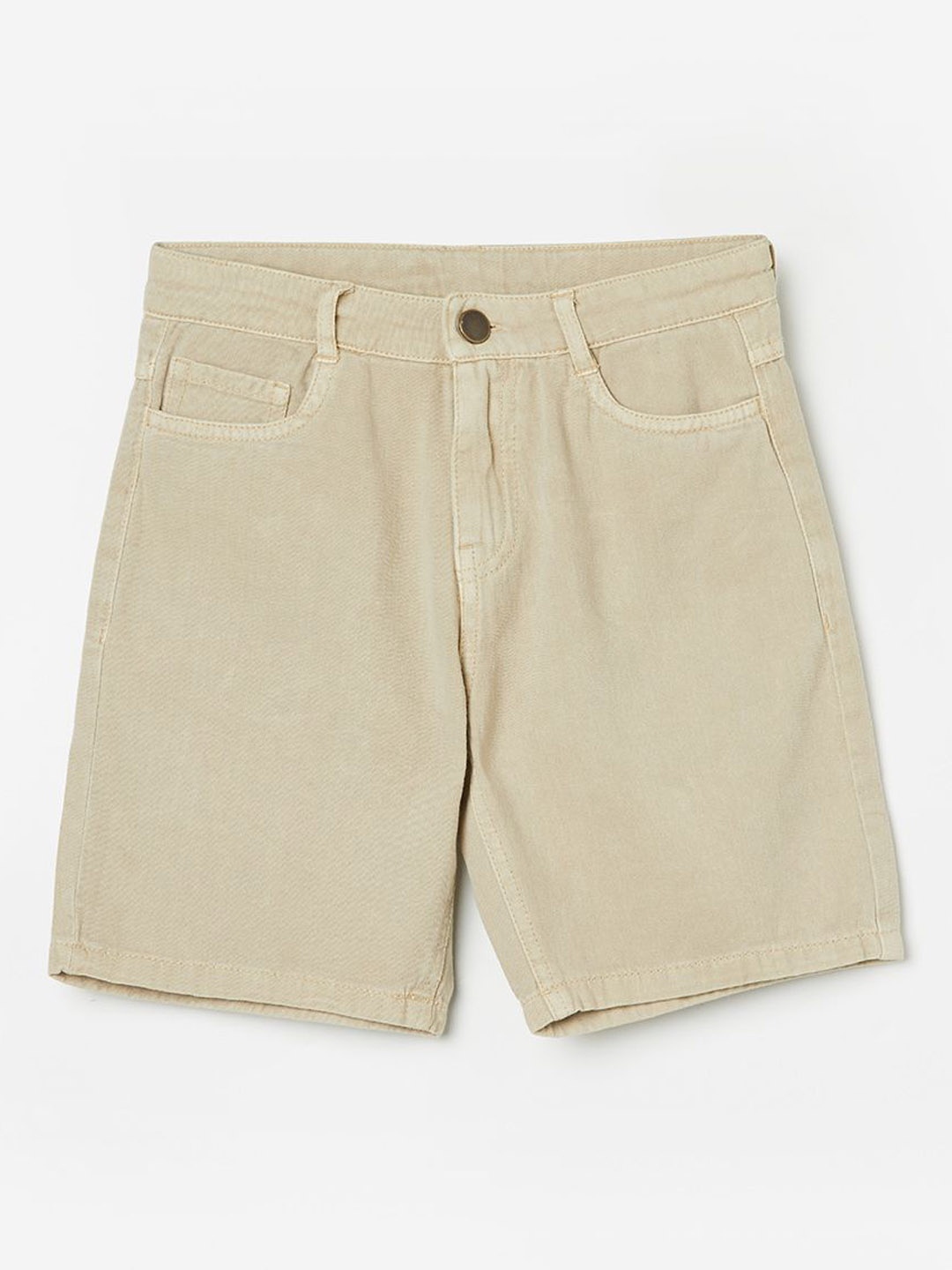 Fame Forever by Lifestyle Boys Denim Shorts, Khaki