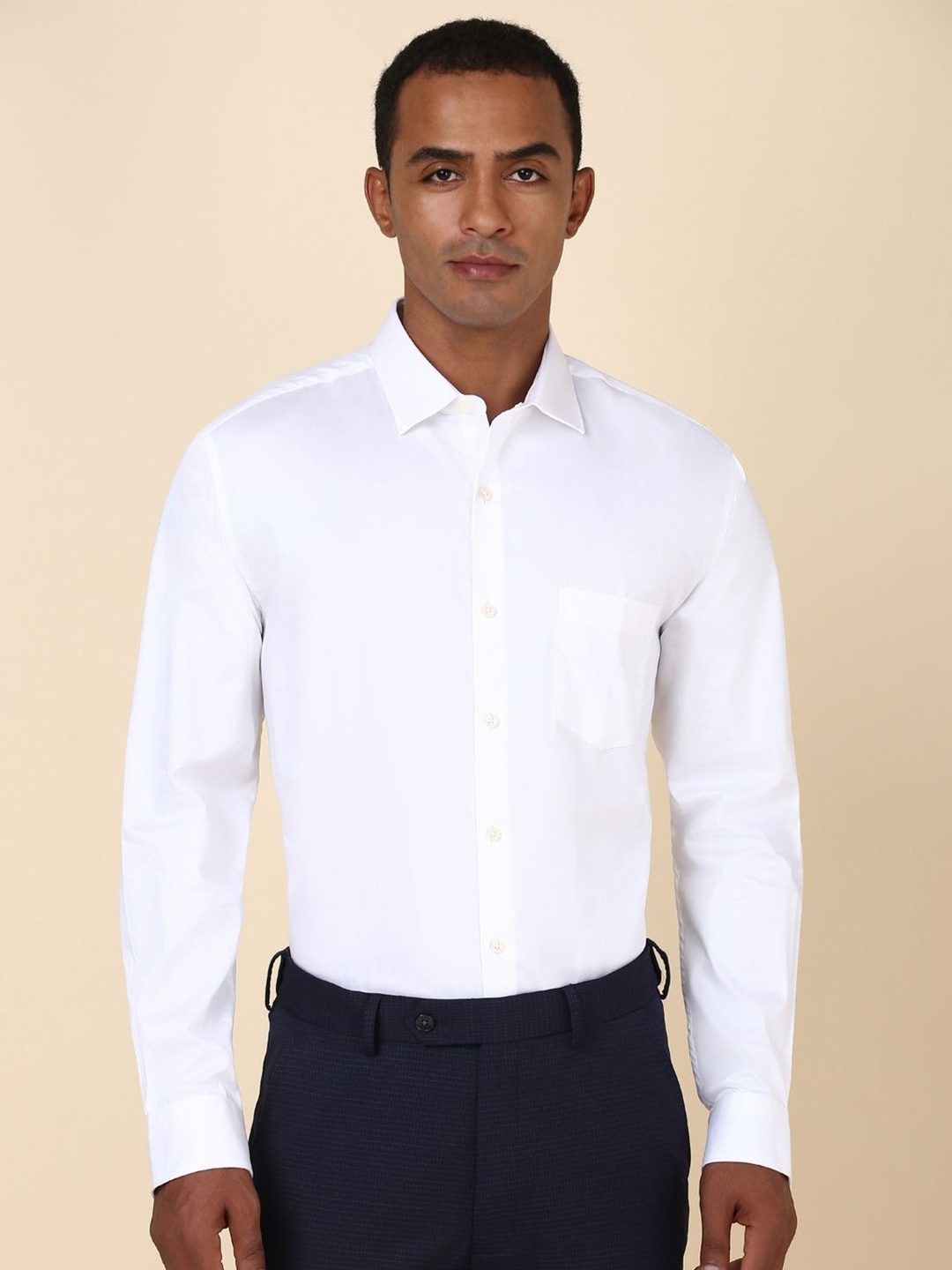 

Allen Solly Slim Fit Pure Cotton Formal Shirt, White