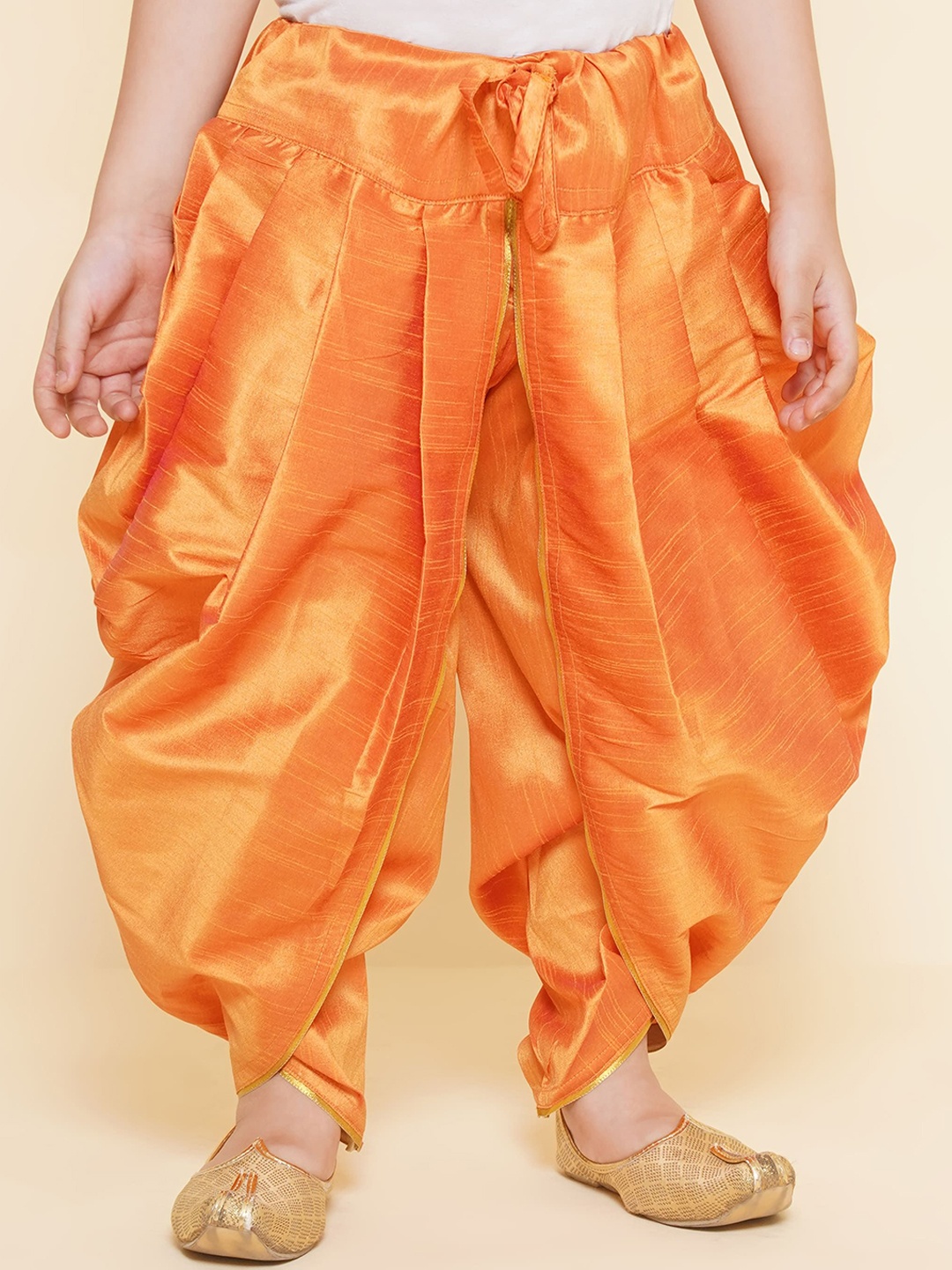 

Sethukrishna Boys Dhoti Pants, Orange