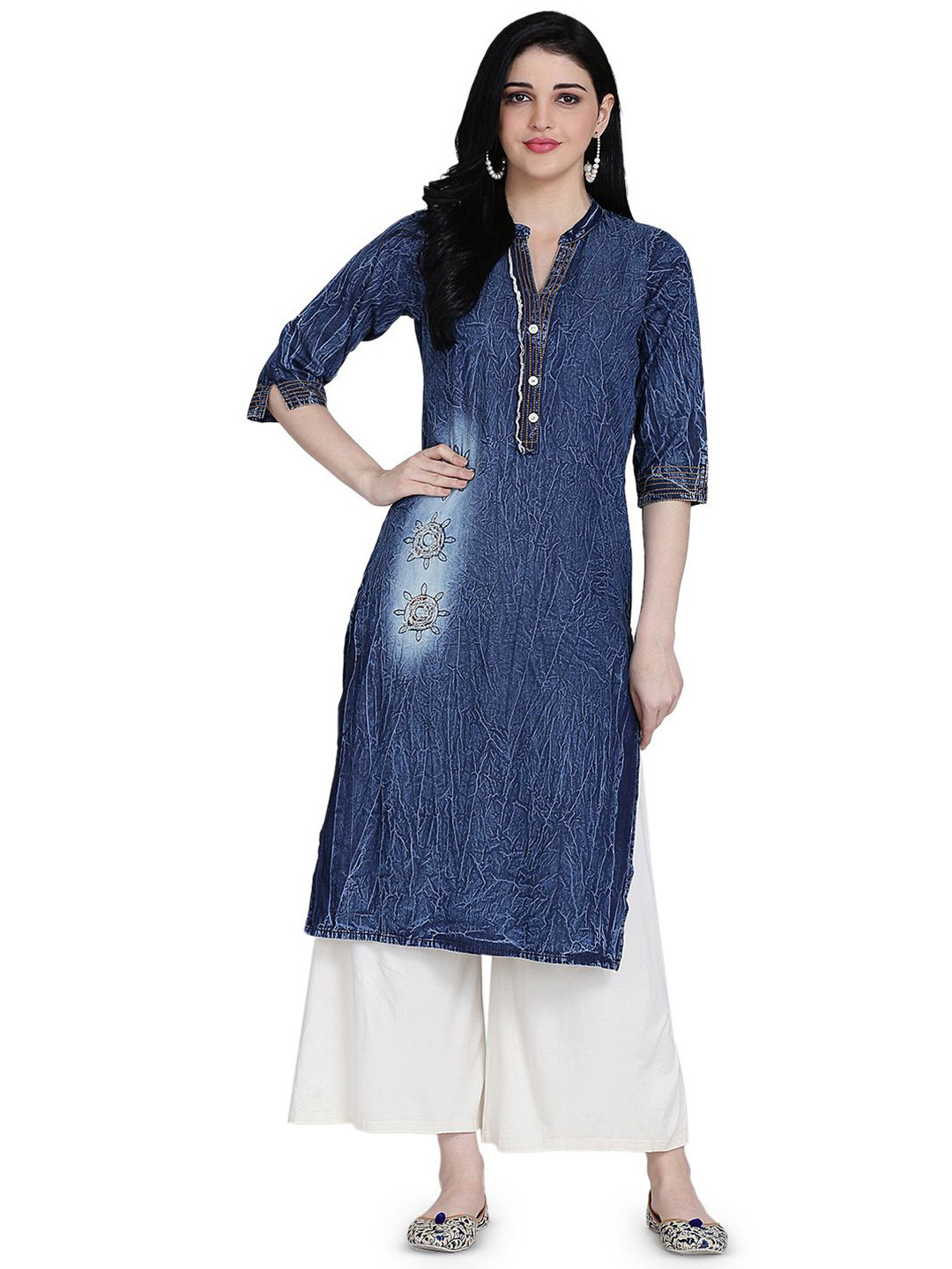 

KALINI Denim Kurta, Blue