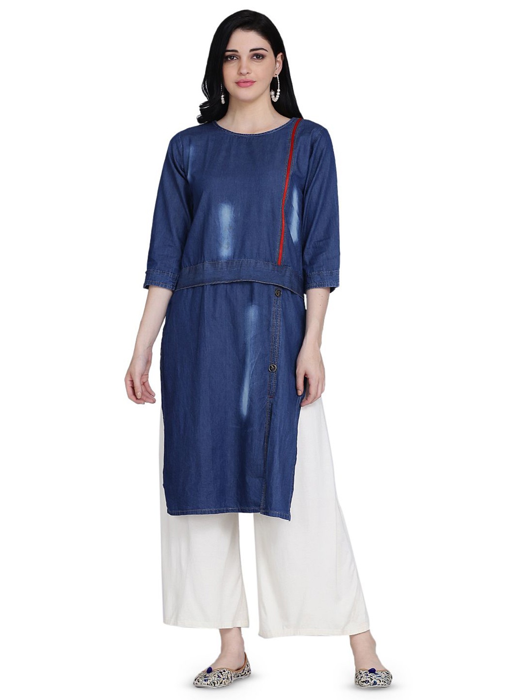

KALINI Denim Kurta, Blue