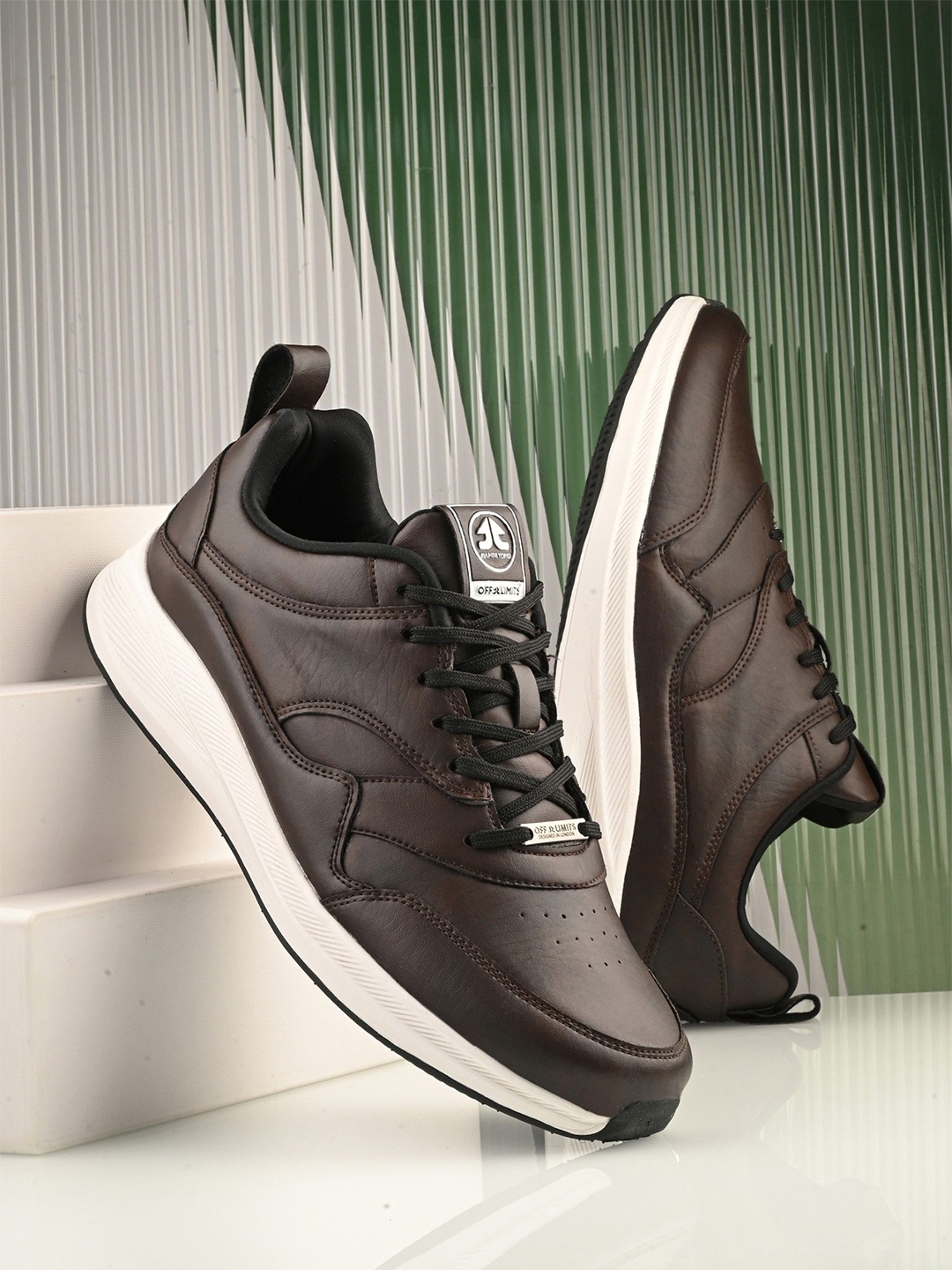 

OFF LIMITS Men Running Shoes, Brown