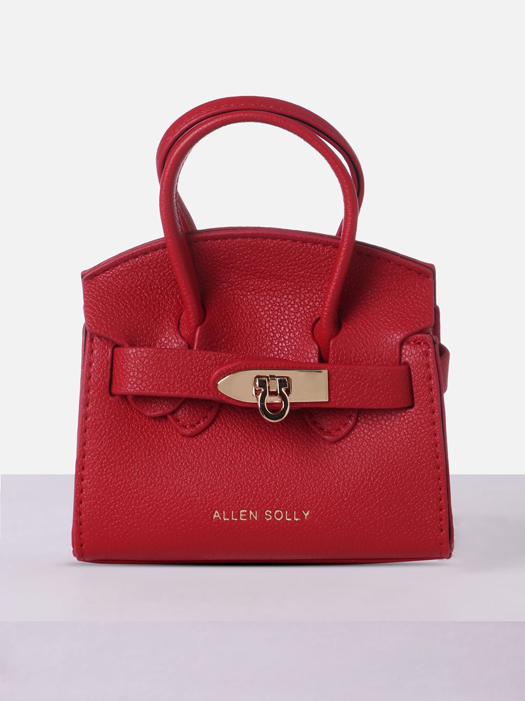 

Allen Solly Junior Textured Structured Handheld Bag, Maroon