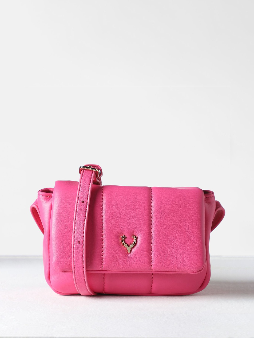 

Allen Solly Junior Structured Sling Bag, Pink