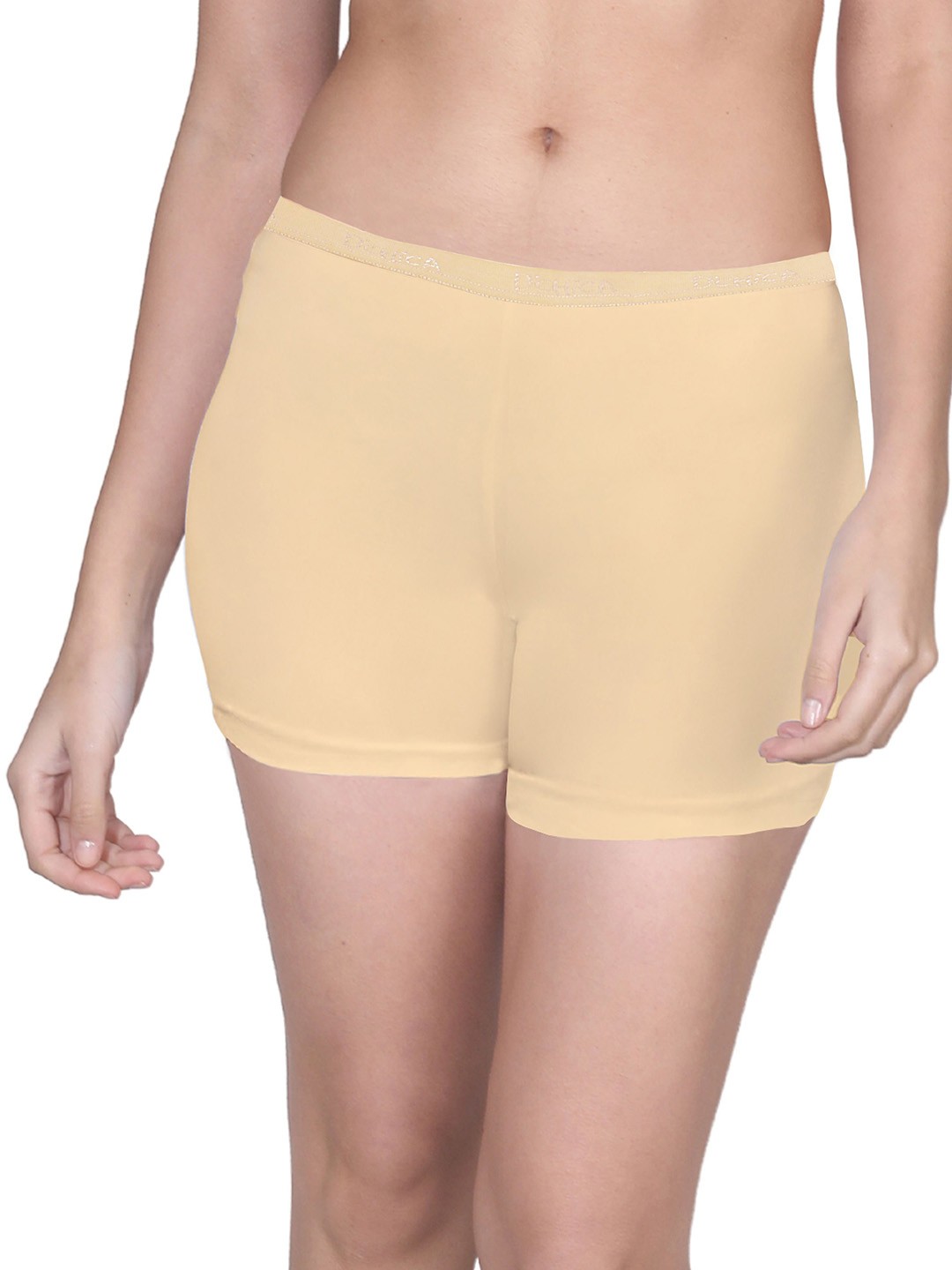 

DChica Girls High-Rise Boy Shorts Briefs, Beige