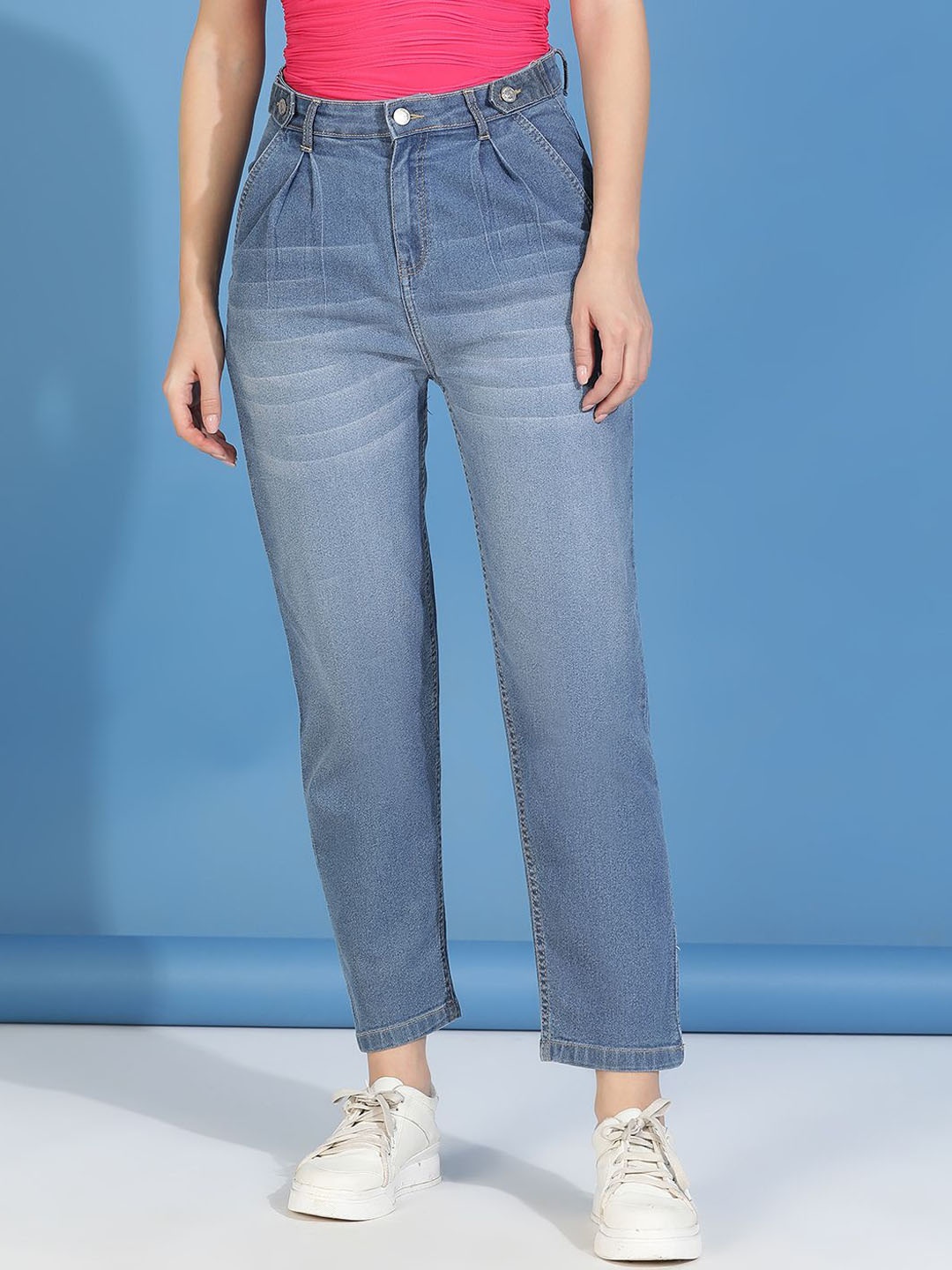 

Stylecast X Kotty Women Blue Jean Slim Fit Clean Look Cropped Stretchable Jeans