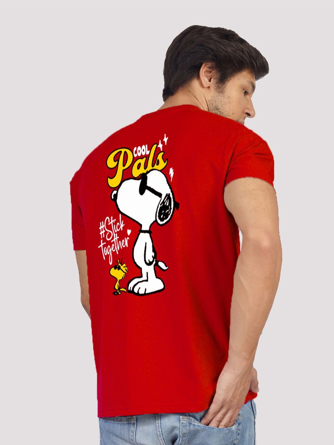 

Greylongg Yorksteadd 2076 Graphic Printed T-shirt, Red
