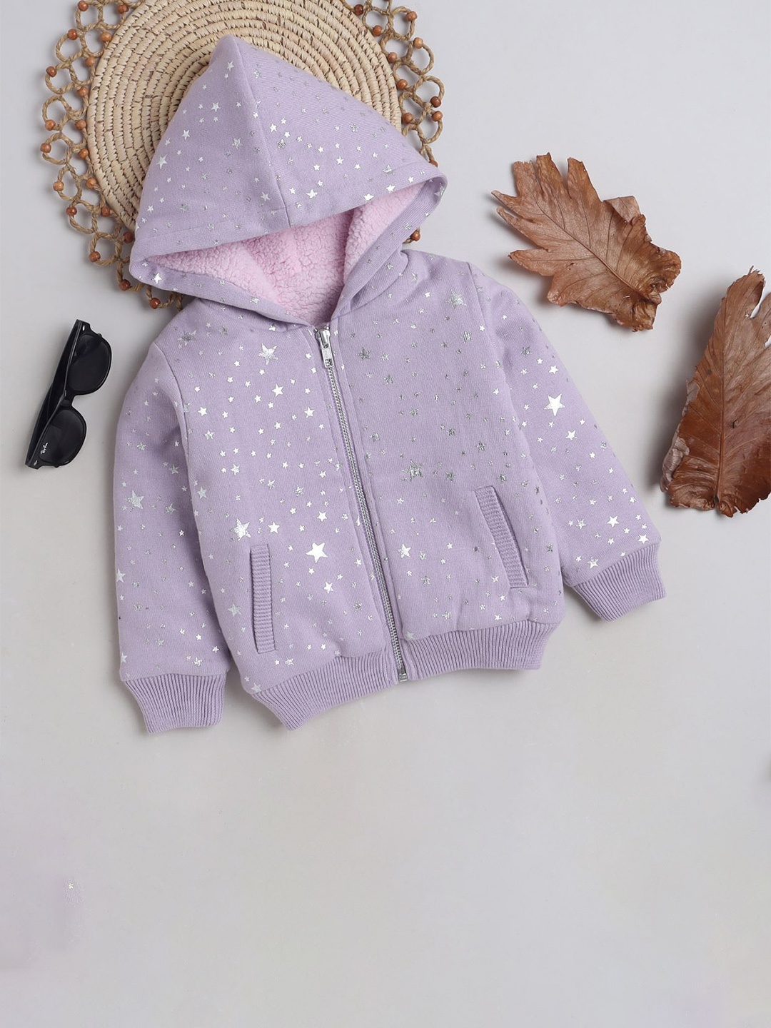 

Yellow Apple Girls Hooded Long Sleeves Cardigans, Lavender