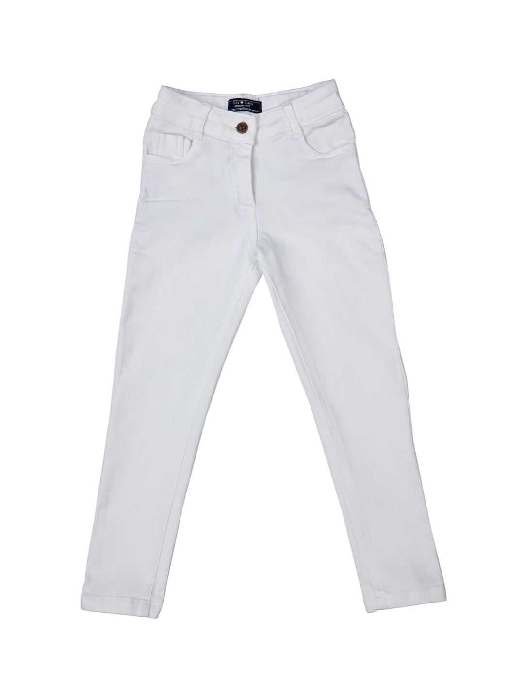 

Peppermint Girls Straight Fit Chinos Trouser, White