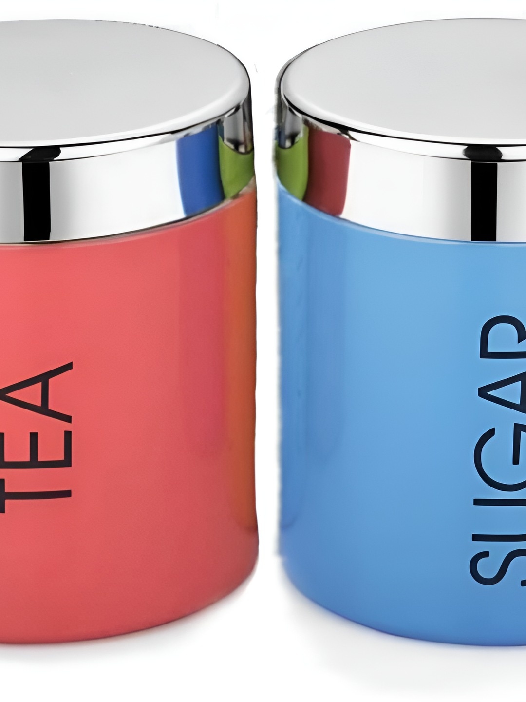 STEEPLE 2-Pcs Pink & Green Stainless Steel Containers