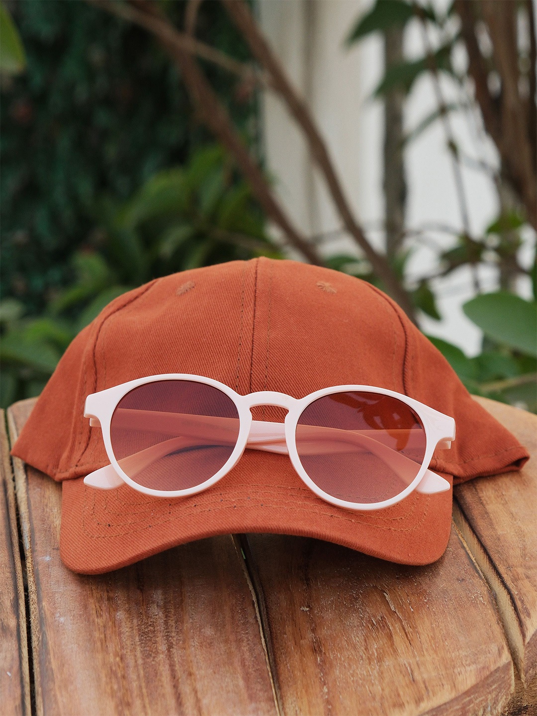 

DukieKooky Kids UV Protected Lens Wayfarer Sunglasses with Caps, Brown