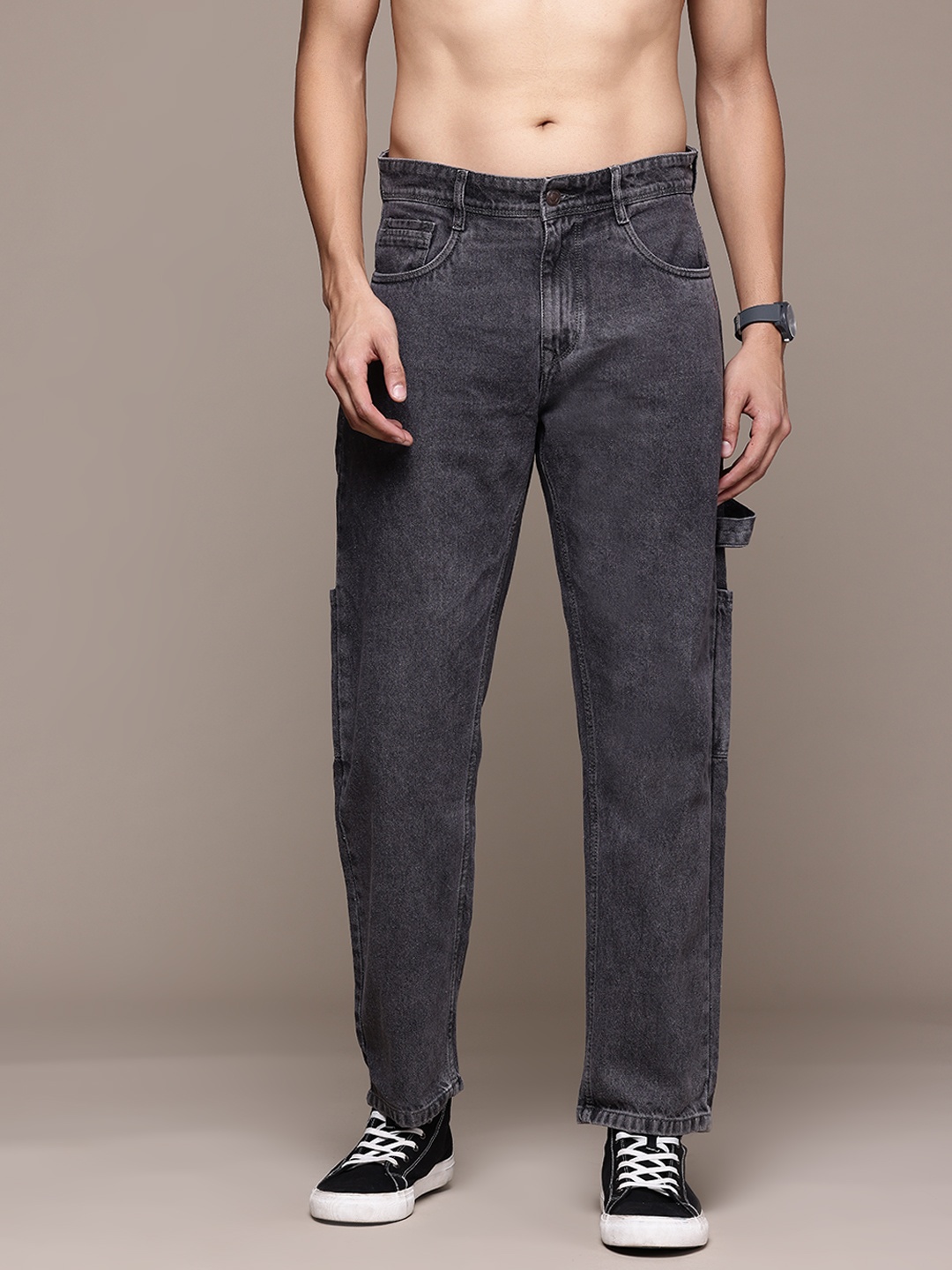 

The Roadster Lifestyle Co. Straight Fit Jeans, Grey