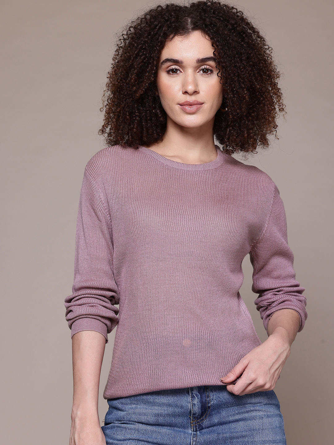 

The Roadster Lifestyle Co. Acrylic Pullover, Mauve