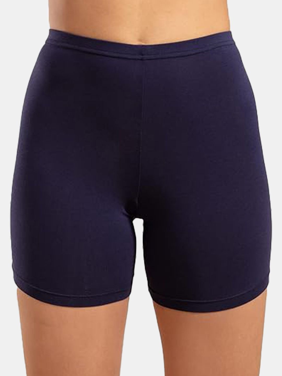 

SKDREAMS Women Skinny Fit Mid-Rise Cycling Sports Shorts, Blue