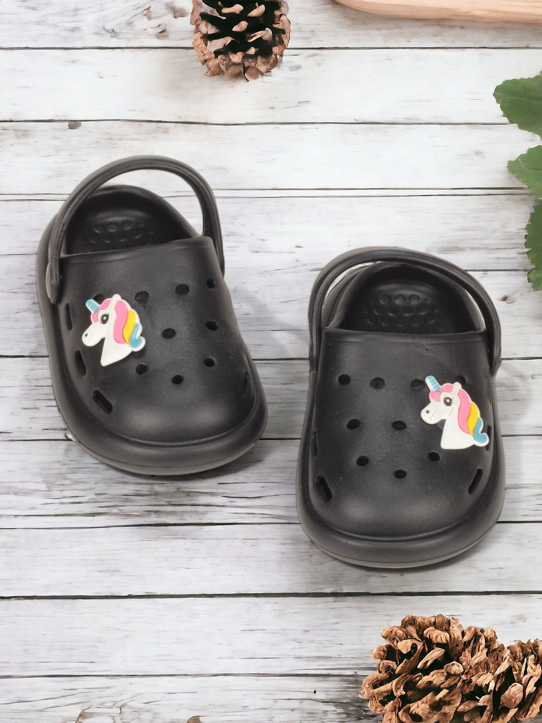 

Lil Lollipop Unisex Kids Rubber Clogs, Black