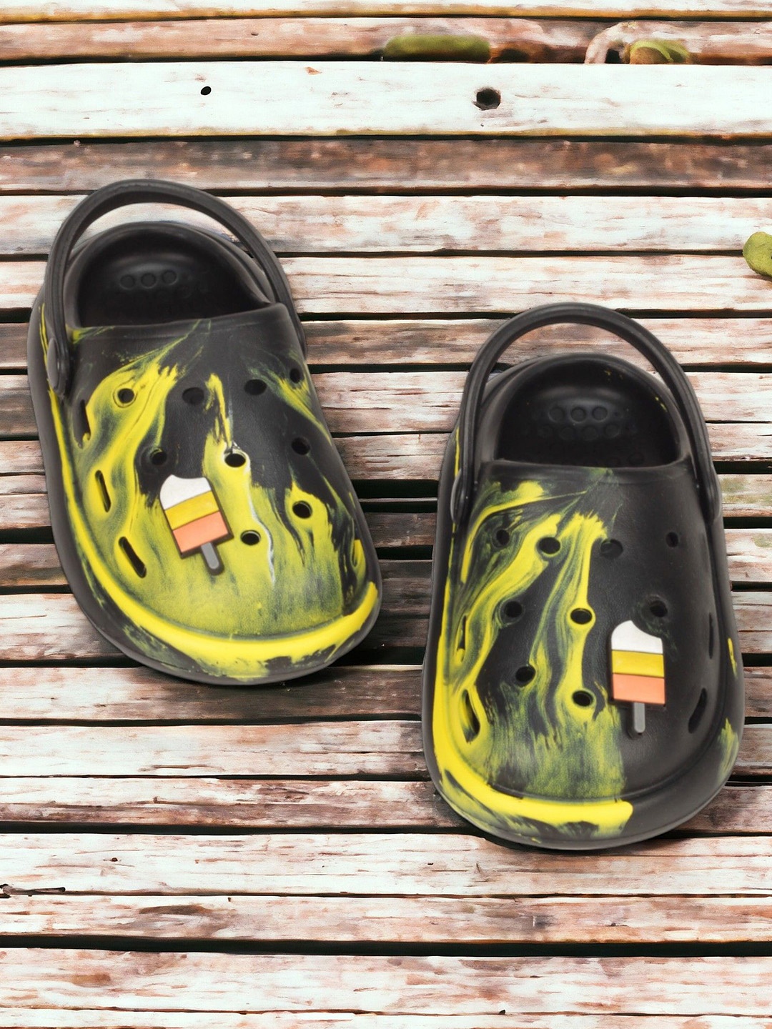 

Lil Lollipop Unisex Kids Rubber Clogs, Black