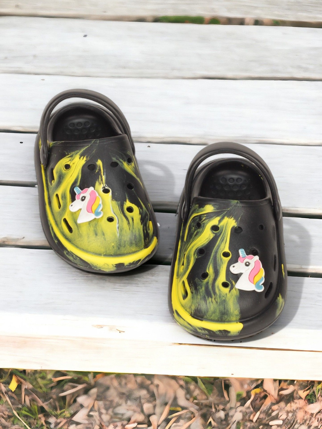 

Lil Lollipop Unisex Kids Rubber Clogs, Black