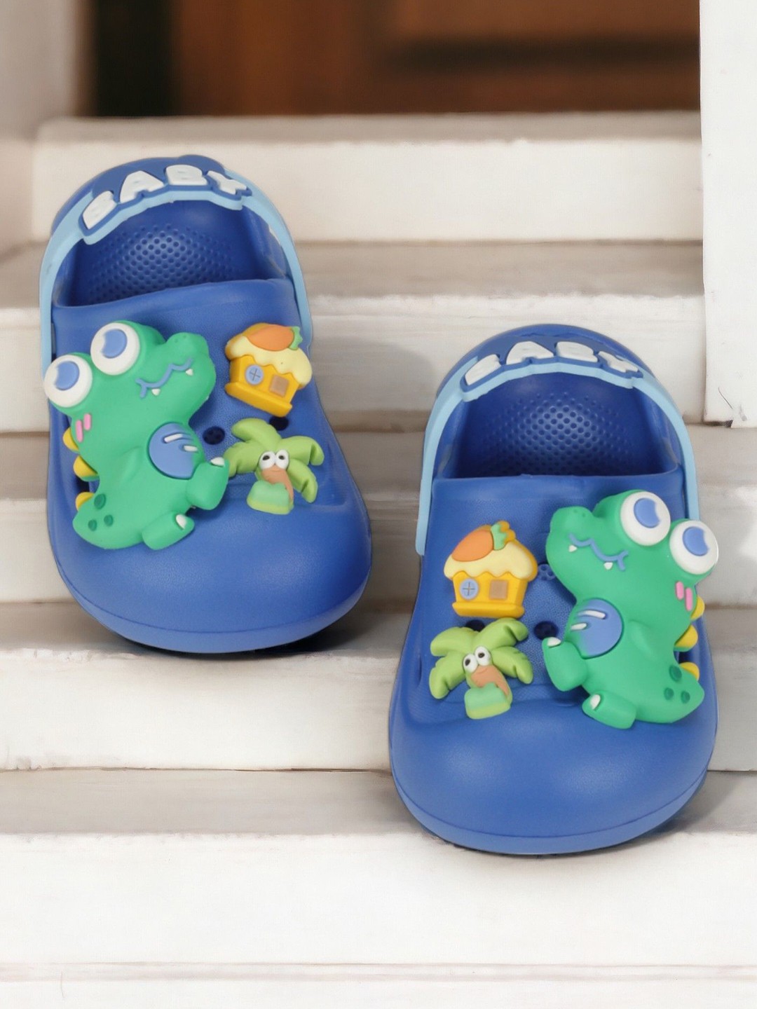 

Lil Lollipop Unisex Kids Rubber Clogs, Navy blue