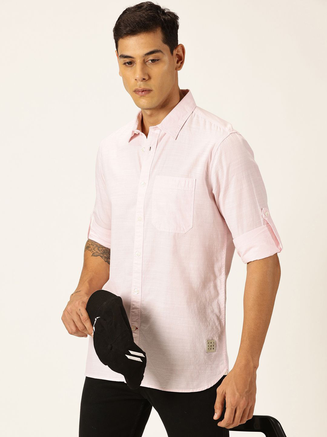 

Thomas Scott Smart Opaque Cotton Casual Shirt, Pink